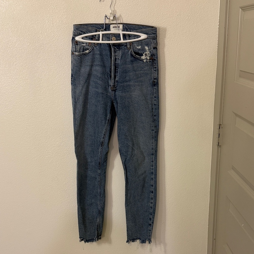Agolde Blue Ankle Jeans